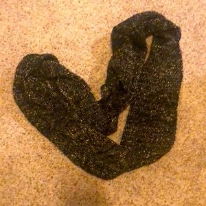 Sparkly gold & black scarf